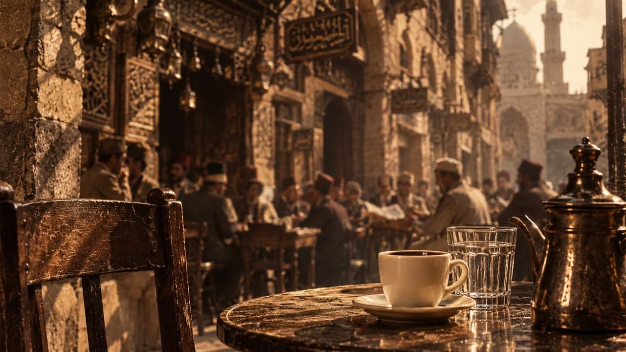 Historic Cairo coffee house